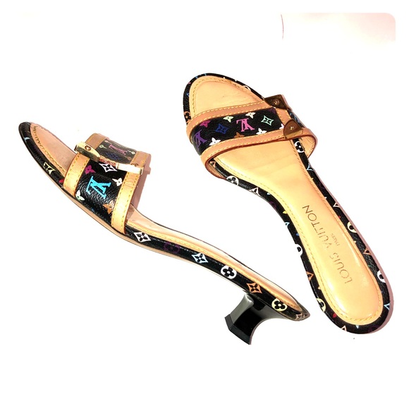 Louis Vuitton Shoes - 100% authentic Louis Vuitton sandals multicolor 7